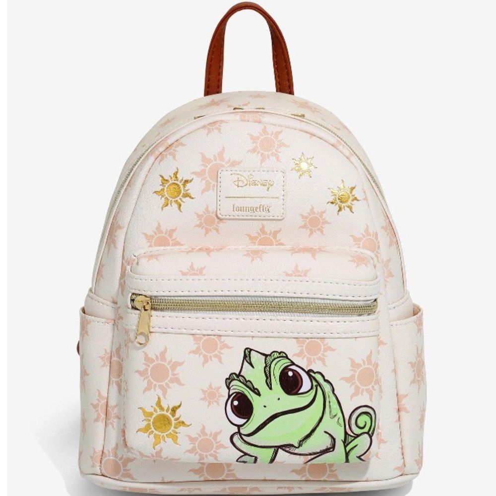 Loungefly Disney Tangled Pascal Sun
Mini Backpack